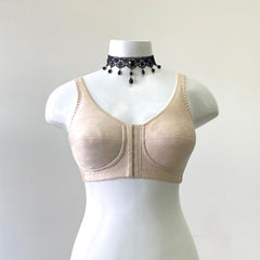 123 Front Close Rose Contour Bra